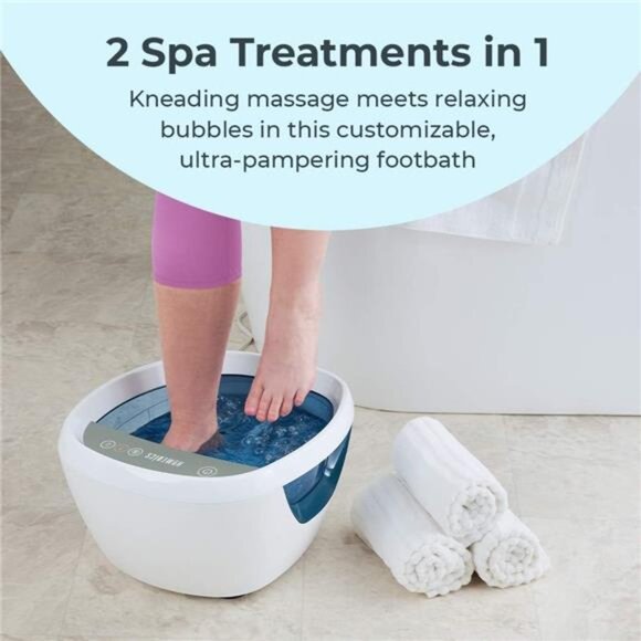 Footbath with Heat Boost, Foot Spa Massager, Deep - Picture 2 of 6